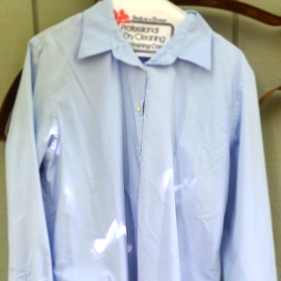 Lands' End Tops - Perfect Blue Lands End work shirt sz 14 Ladies